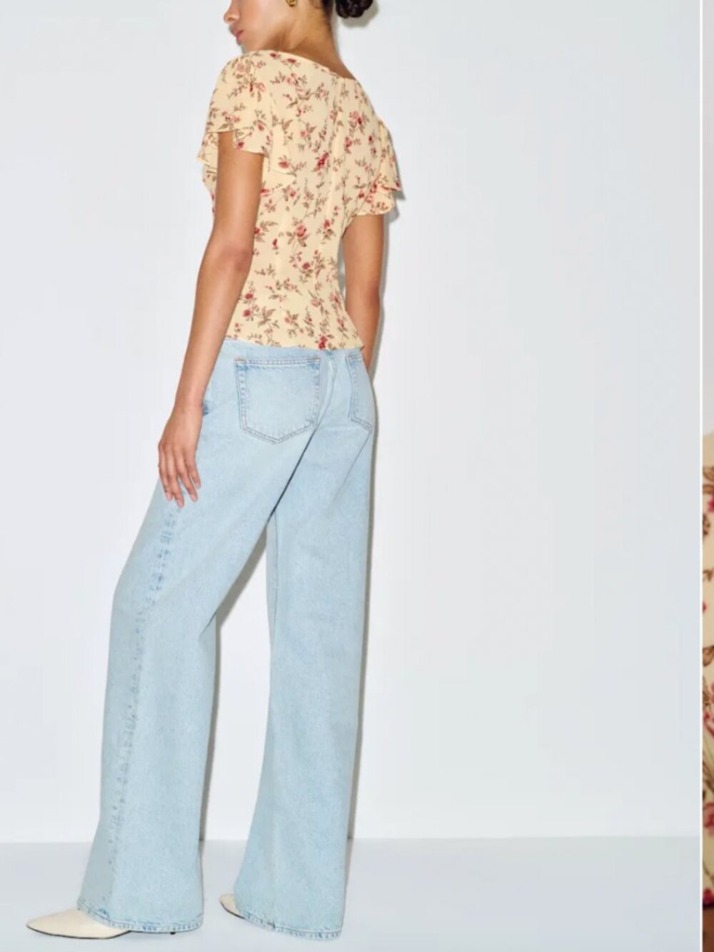 Reformation Ramona Top Yellow - Size 8 - Picture 4 of 8